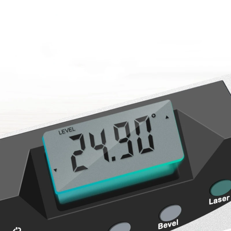 

225mm Digital Level with netic Precision Lazer Cross Line Gradient Meter with Bubble Angle Measuring Instrument