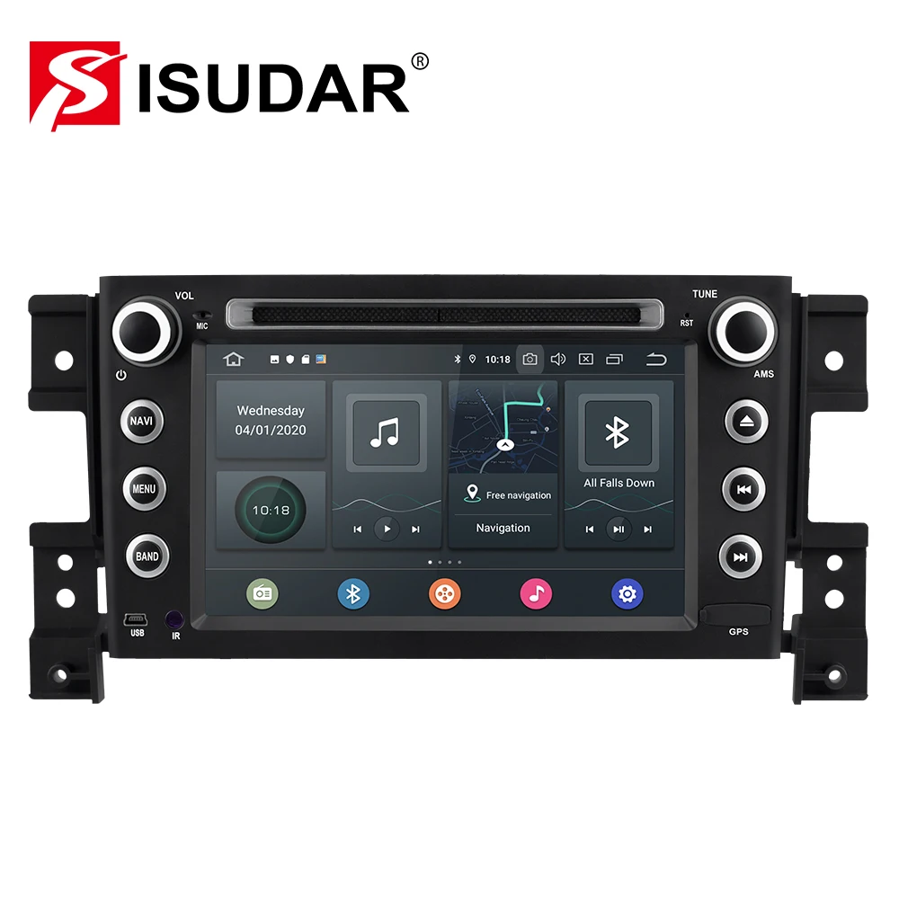 Isudar Авторадио для SUZUKI/Grand Vitara автомобильный мультимедийный плеер Android 9