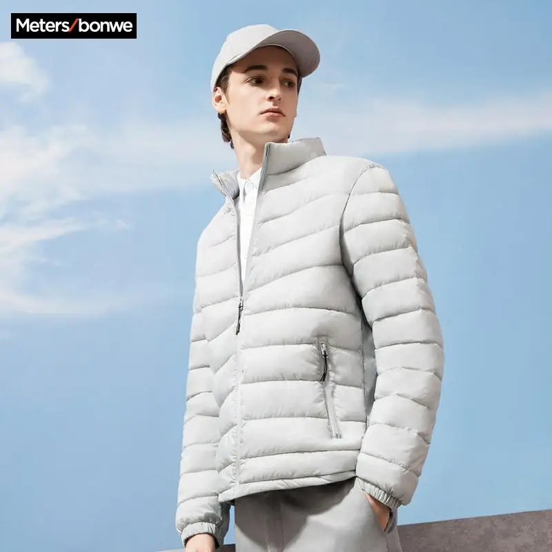 Мужская стеганая куртка Metersbonwe хлопковый светильник для студентов на