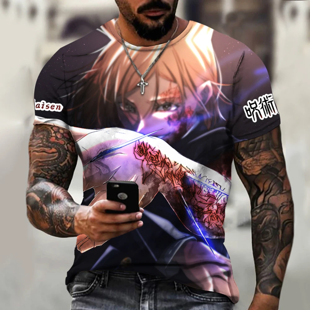 

3D Print T-shirt Anime Jujutsu Kaisen Kugisaki Nobara New Style O-Neck Men Women Child Short Sleeves Oversized T-shirt
