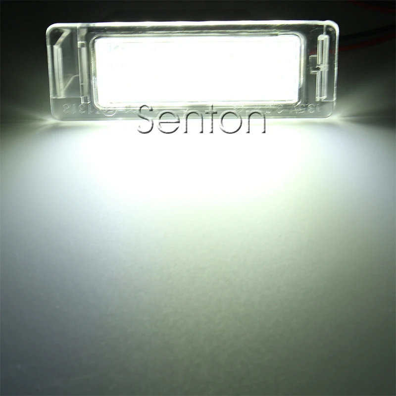 1 пара светильник для номерного знака автомобиля 12 в белый SMD светодиодный canbus