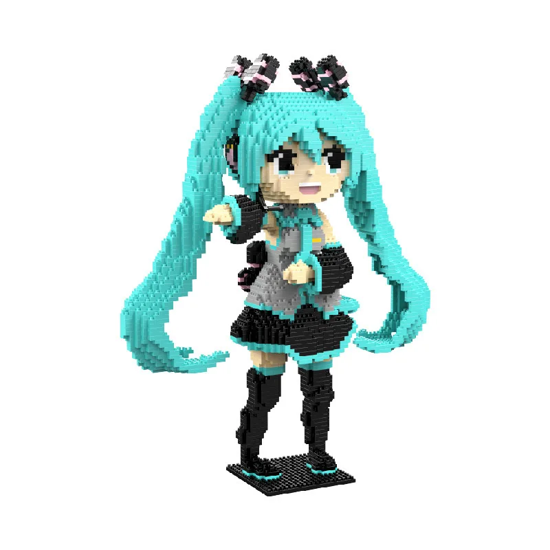 

Конструктор декомпрессионный Hatsune для девочек и взрослых, Детский пазл в сборе, игрушки, предметы интерьера можно использовать в качестве п...