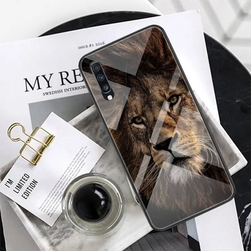 

Animals Cool Lion Phone Case Tempered Glass For XiaoMi 8SE 6 8lite MIX2S Note 3 Redmi Note 7 5 4 Redmi 6A 5Plus 4X