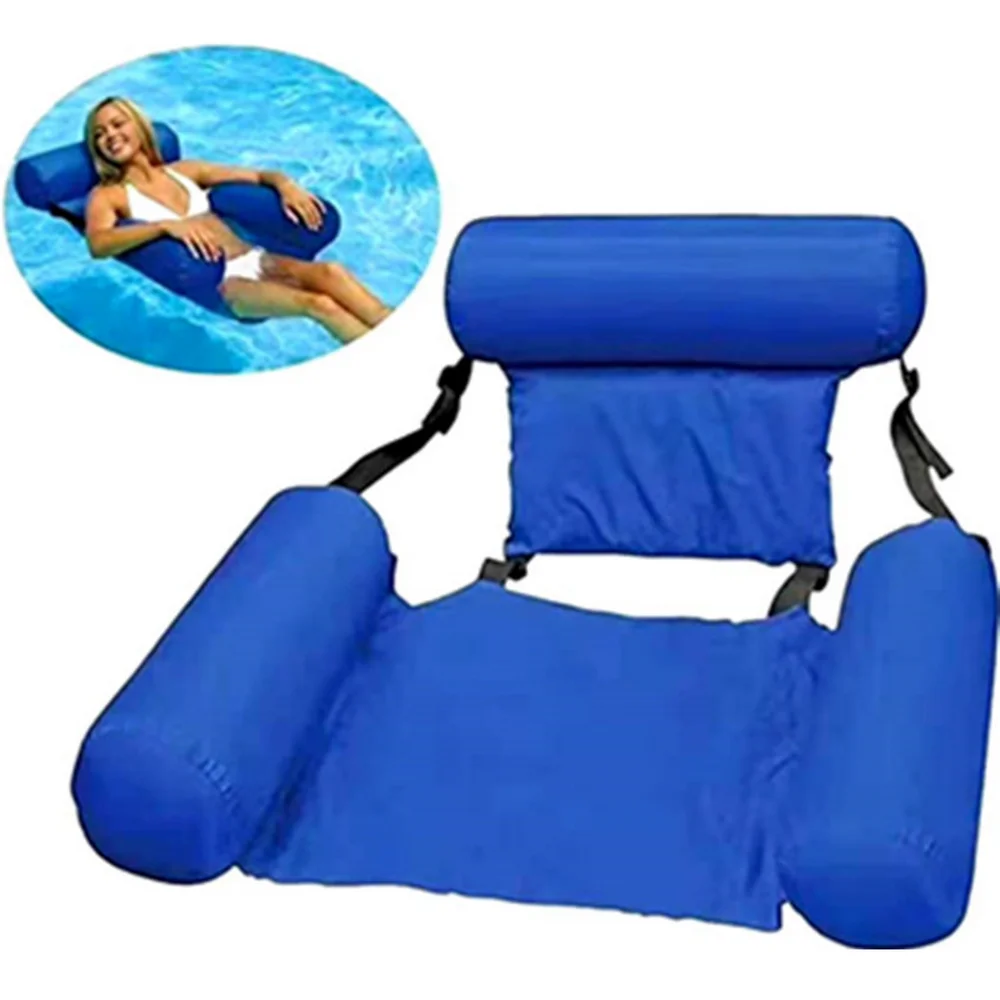 

Summer Inflatable Foldable Floating Row Beach Swimming Pool Water Hammock Chair Hammock Water Sport Mattress Voacation Water Bed