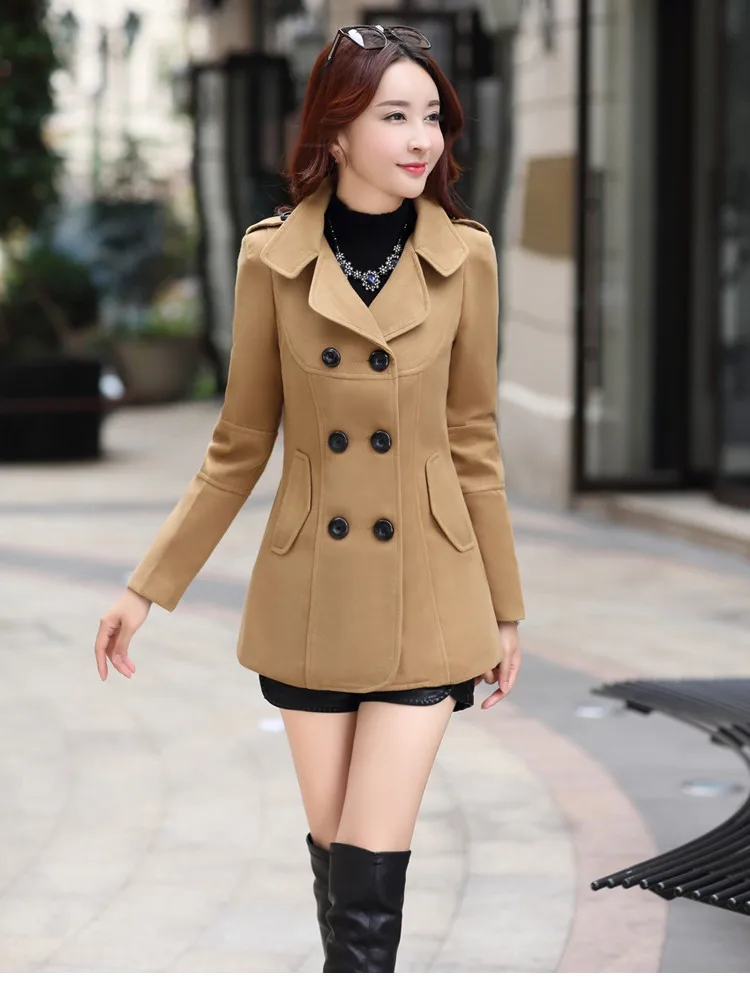 Женское короткое пальто G1142 демисезонное Смешанное в модном стиле 2020 | Женская
