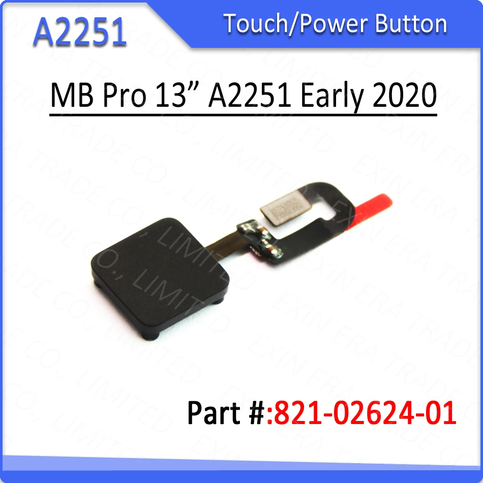 Кнопка питания A2251 для Macbook Pro Retina сенсорная кнопка включения и выключения с
