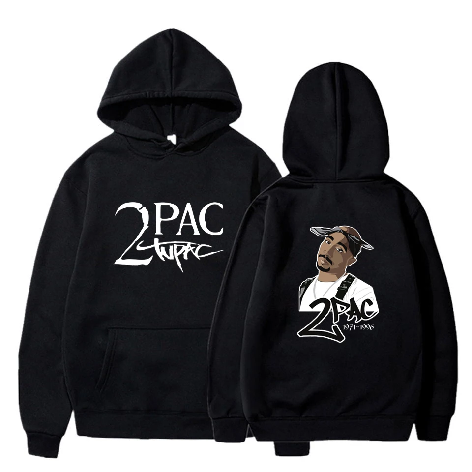 

100% Cotton Boys Streetwear Sweatshirt Unisex Harajuku Hooded Pullove Men Sportsweear Female Tupac Polyester Clothes Women
