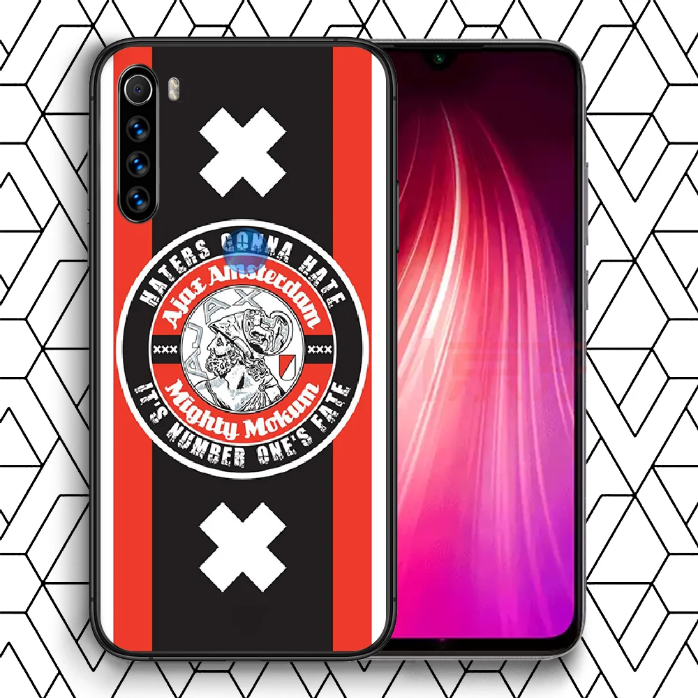 

Football Ajax Team Phone Case Cover Hull For XIAOMI Redmi 7 7a 8 8a 9 9a NOTE 6 7 8 8t 9 9s Pro Max 4X Black Prime Fashion Funda