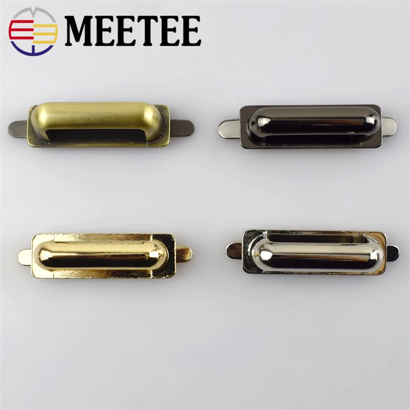 4/10 шт. Meetee 25*9 мм кольцо в виде буквы D с металлическими пряжками и мостовой соединитель вешалка зажим для пакетов металлические украшения для шитья Чемодан аксессуары