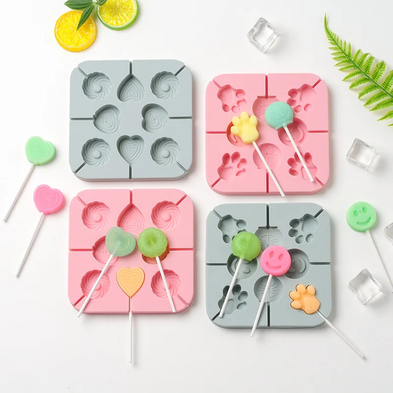 Силиконовая форма для мороженого в виде мультяшного дельфина с лисьим медведем