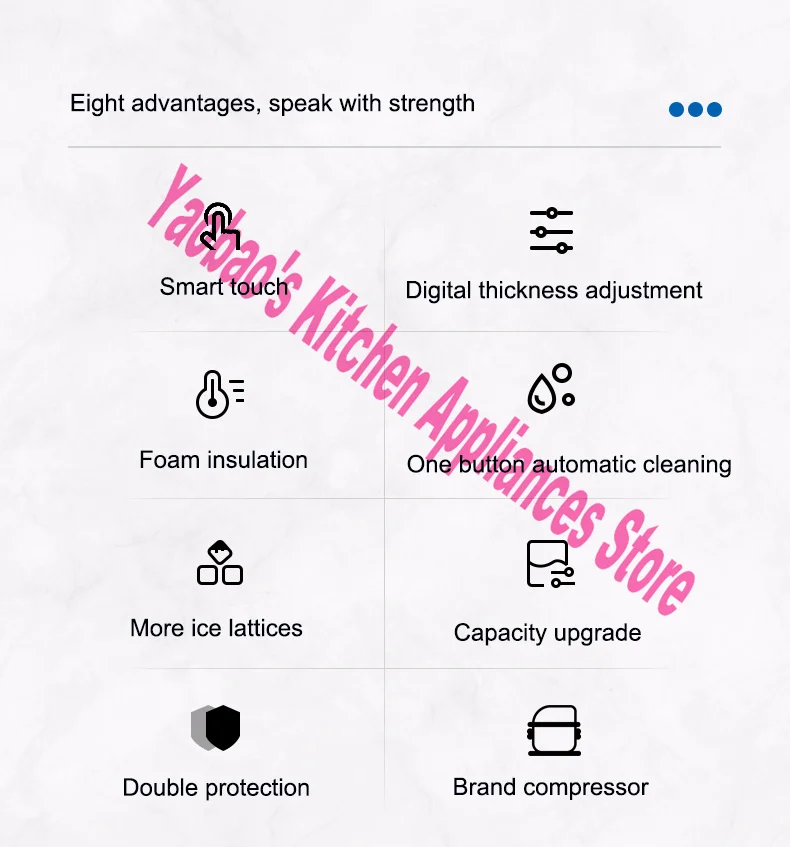 Электрический автоматический льдогенератор с водяным охлаждением 120 кг/24 часа