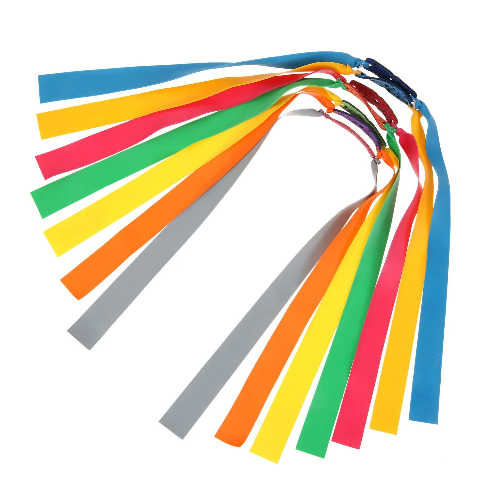 

5Pcs Slingshots Flat Rubber Band Thickness 0.45mm-0.8mm Powerful Catapult Natural Latex Elastic Resilient Tube,Tactical Shooting