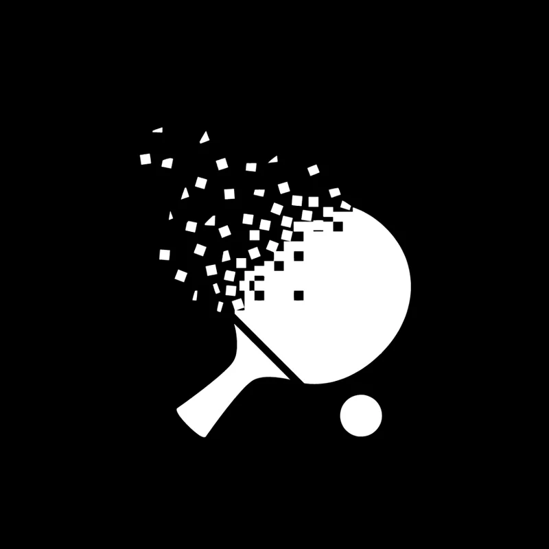 Автомобильная наклейка забавное украшение для настольного тенниса