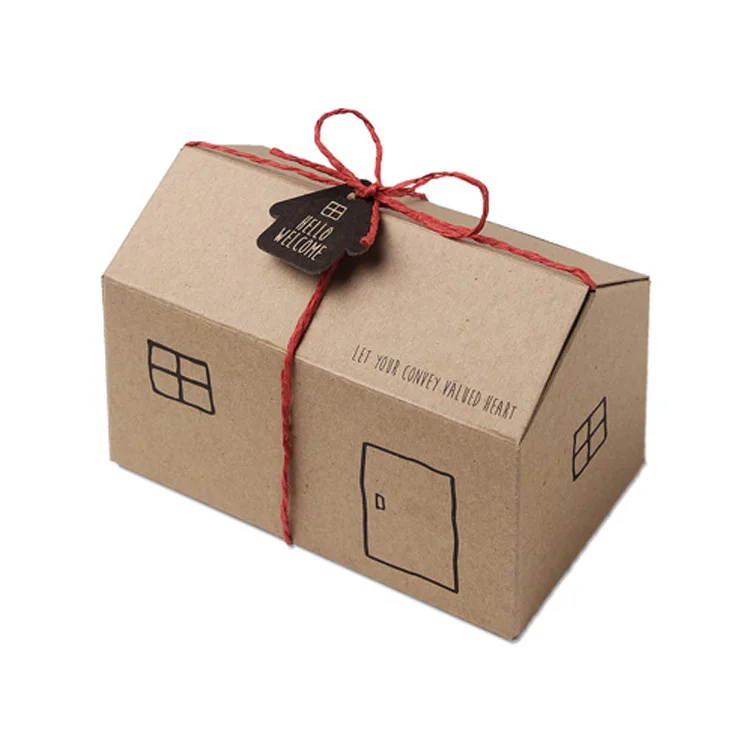 Подарочные коробки из белой крафт бумаги 20 комплектов вечерняя коробка для