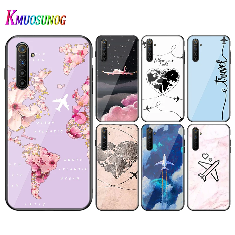 Чехол для телефона OPPO A5 A9 2020 F7 чехол с картой мира путешествий Reno 2 Z 2Z 2F 3 4 Pro 5G яркий