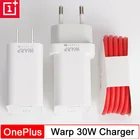 Оригинальное зарядное устройство OnePlus 7 pro Warp Charge 30, адаптер питания Warp 30 Вт, зарядное устройство с европейской и американской вилкой, кабель для быстрой зарядки 30 Вт для OnePlus 7, 7T Pro