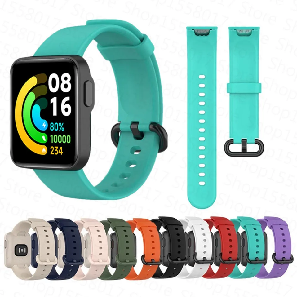 

Silicone Strap For Xiaomi Redmi Watch 2 Lite SmartWatch Replacement Sport Bracelet Wristband for Redmi Watch 2 Mi Watch Lite