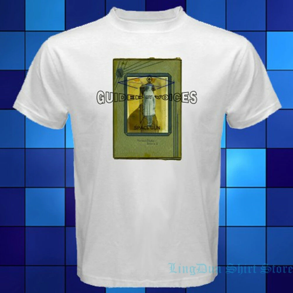 Футболка с изображением голоса космоса оружия альбома белого цвета для мужчин и