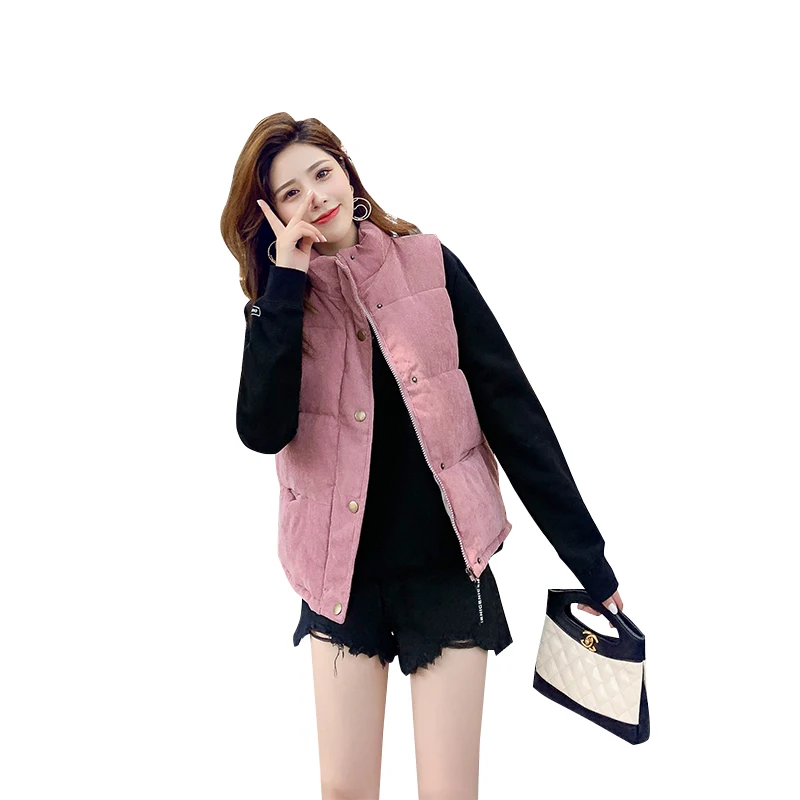 Новый Модный женский жилет пальто осень зима теплый толстый короткий женские
