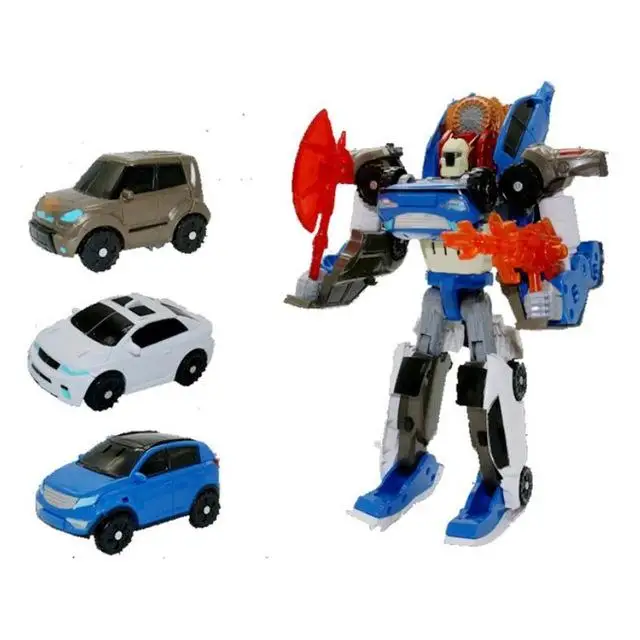 Tobot робот 3 в 1 трансформация фигурка игрушка автомобиль игрушки для детей мультфильм анимационная Модель Набор Juguetes - Цвет: a