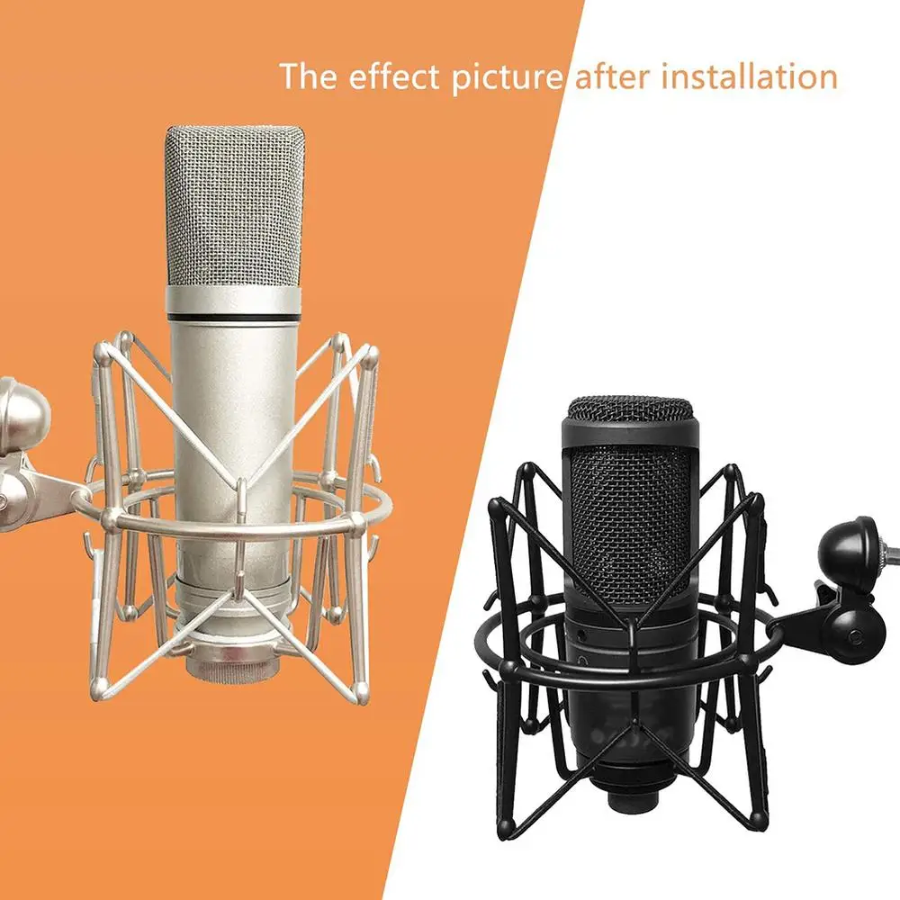 

Противоударная подставка для микрофона, аксессуары для микрофона, профессиональный студийный держатель для микрофона, держатель для микро...