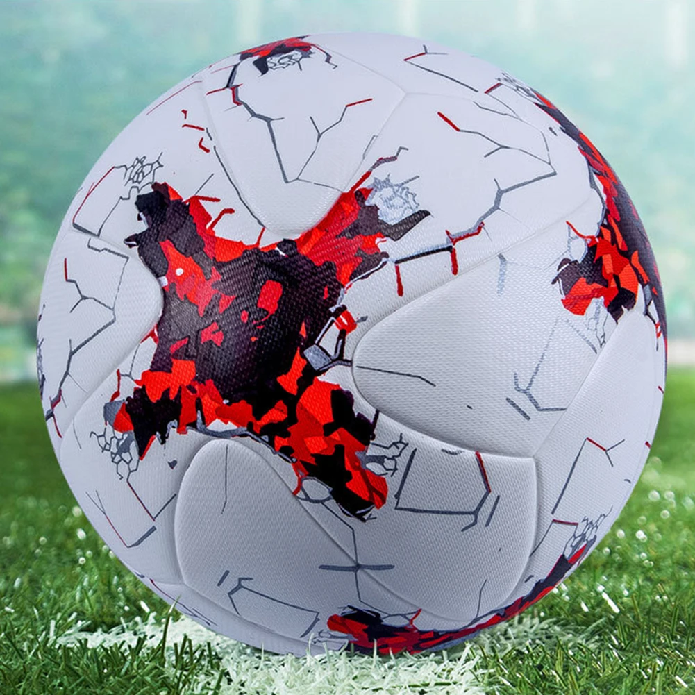 Профессиональный бесшовный футбольный мяч из искусственной кожи размер 5