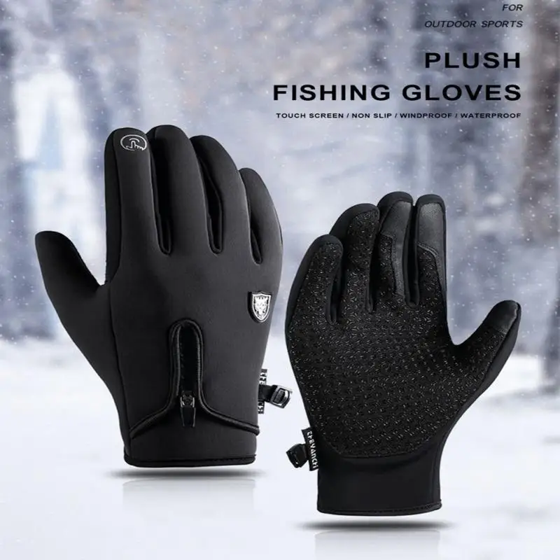 

Cycling Gloves For Men And Women Outdoor Climbing Touch Screen Female Driving Sports Autumn And Winter Warm Driving Ski Gloves