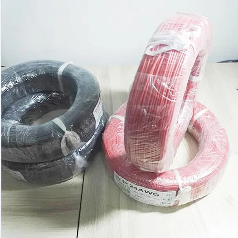 Бесплатная доставка 10 м высокотемпературный гибкий силиконовый провод цветной