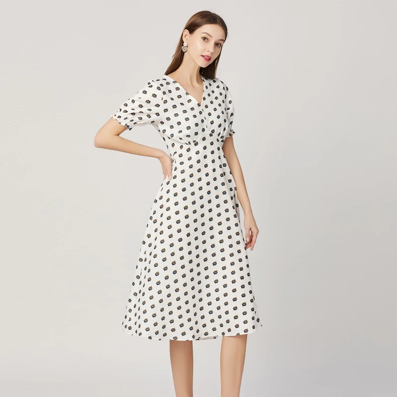 Summer Korean Short-sleeved White Midi Beach Dress Vestidos Mujer Verano 2021 Elegant Women Party Ropa De K6292 | Женская одежда
