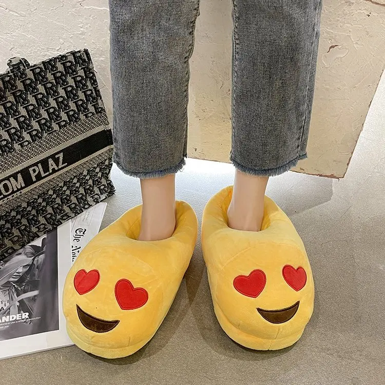 

Winter Indoor Baotou Cotton Slippers Sandals Couple Cute Cartoon Flip Flops Women's Shoes Ladies Sneakers Furry Slides Sandalia