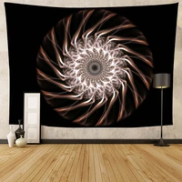 boho decor tapestry psychedelic aperture mandala pattern aesthetic wall tapestry home bedroom wall hanging decor table cloth