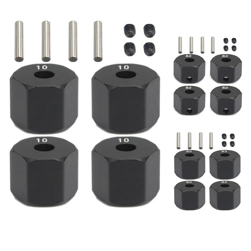 

4 шт. 12 мм Шестигранная Ступица колеса для 1/10 RC Crawler Axial SCX10 Traxxax Trx4 Tamiya MST RC автомобильные детали