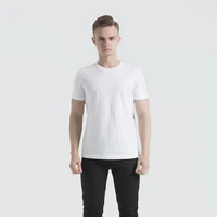 cotton solid color short sleeved t shirt for men and women