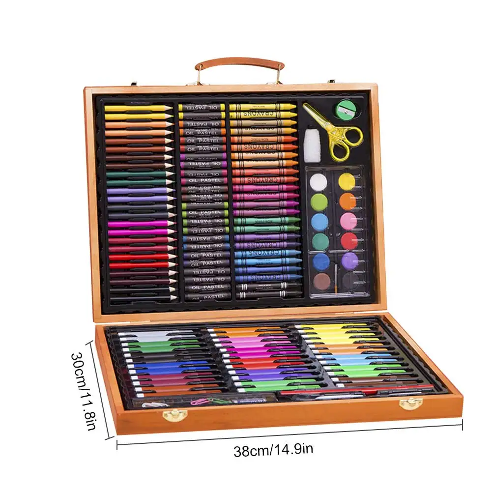 

150 Pieces Watercolor Pen Sets Boxes Children's Gifts Watercolor Pen Set Painting Drawing Learning Kit Children's Stationery Toy