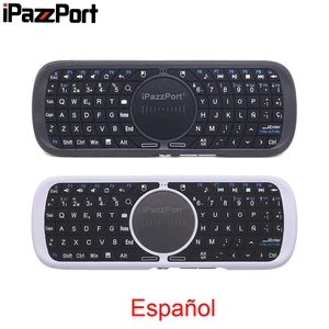 IPazzPort 2,4 ГГц беспроводная мини-клавиатура с сенсорной мышкой для ТВ-приставки Mi Box, Android