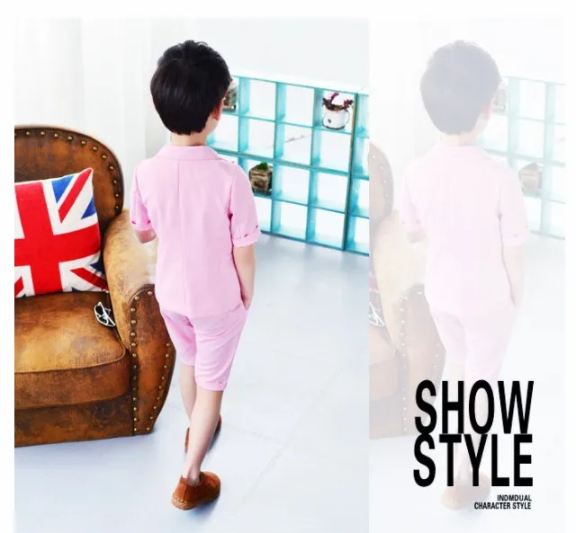 Блейзер с цветочным принтом для мальчиков короткая рубашка 3 предмета|Костюмы| |