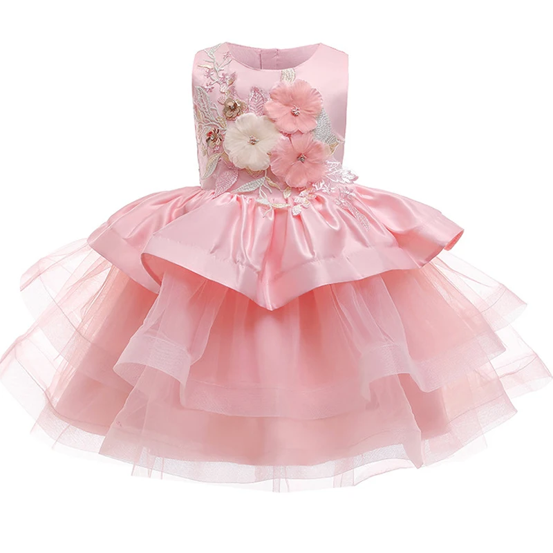 Летнее цветочное платье для девочек вечерние ринки свадьбы принцессы детское