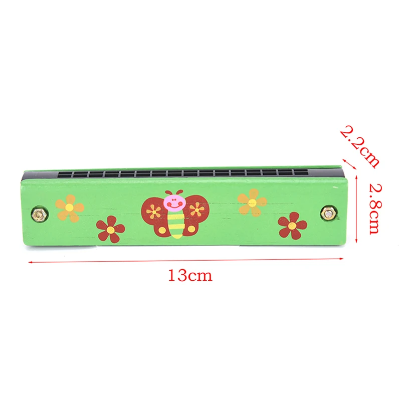 

16 Hole Two Rows Harmonica Key of C Mouth Metal Organ for Beginners