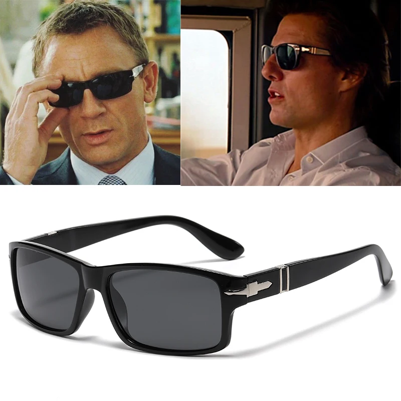 2021 Tom Cruise Top Fashion Style Men Polarized Driving Sunglasses 007 Vintage Classic Sun Glasses Oculos De Sol Masculino