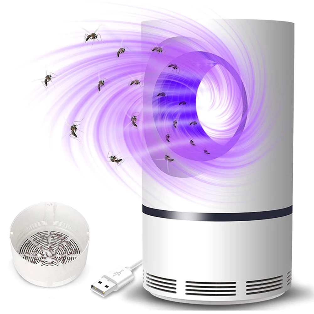 

1/2 Pcs Mosquito Insect Killer LED Light Household Indoor Mosquito Killer Lamp Repellent Summer Helper For Babies Protect Body