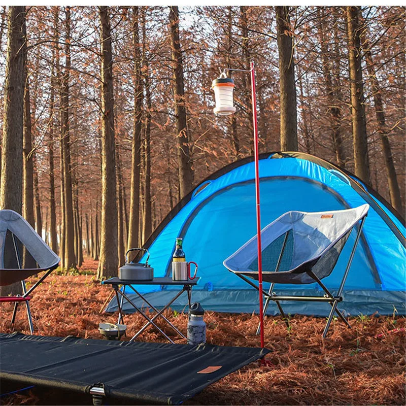 

New Detachable Lantern Stand Lamp Tripod Camping Lamp Bracket Lamp Holder Portable Camping Accessory Lamp Holder