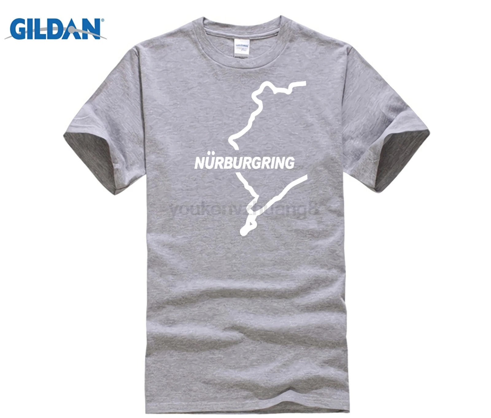Горячие предложения модная 3d Футболка Горячая 2020 Nurburgring машина трек Европейский