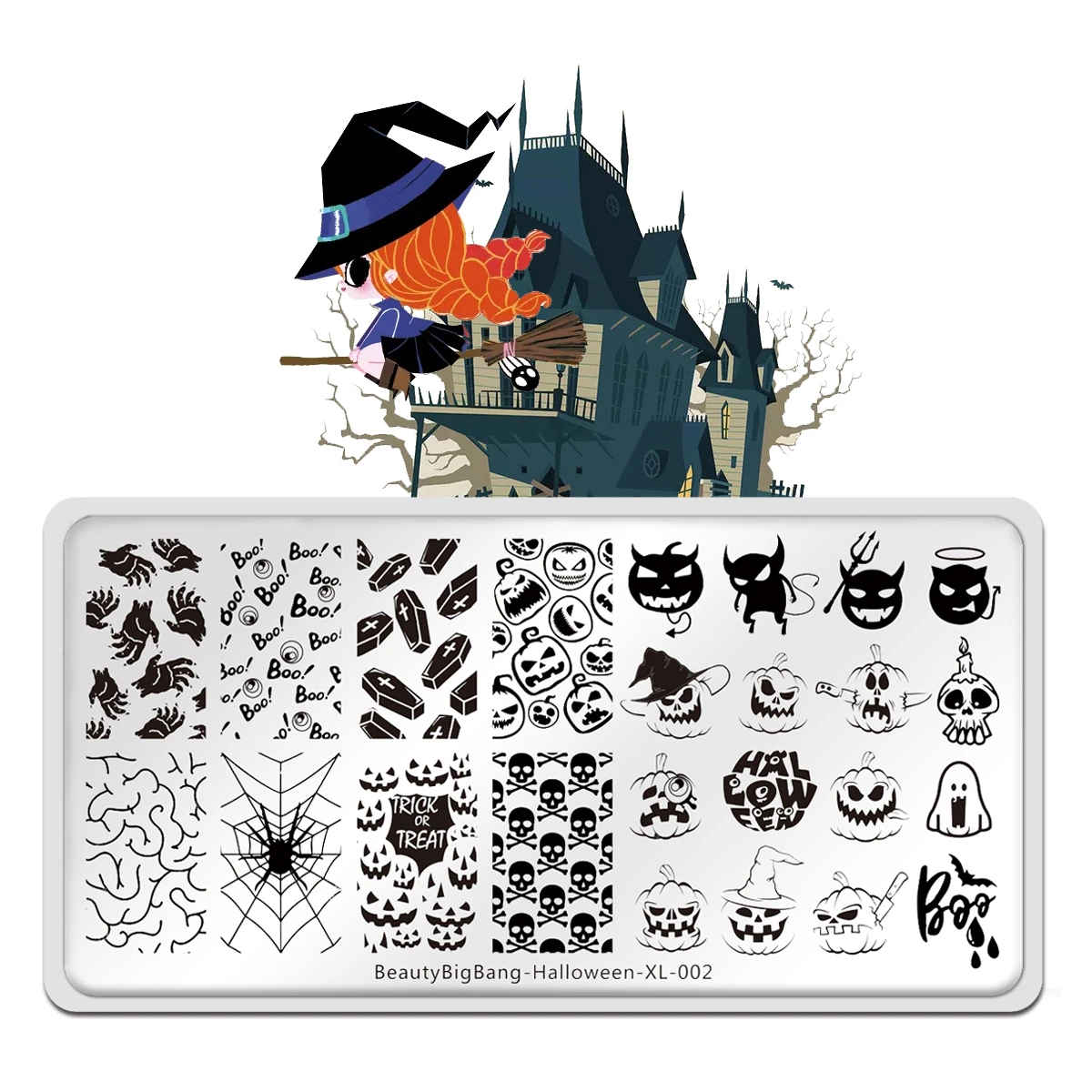 Красивые штамповочные пластины BigBang для ногтей трафарет из нержавеющей стали с