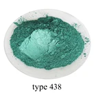 Жемчужная пудра пигмент акриловая Краски Type438 темно-зеленого цвета в Ремесло Искусство автомобильной Краски ing мыло краситель слюдяной порошковый пигмент 50 г