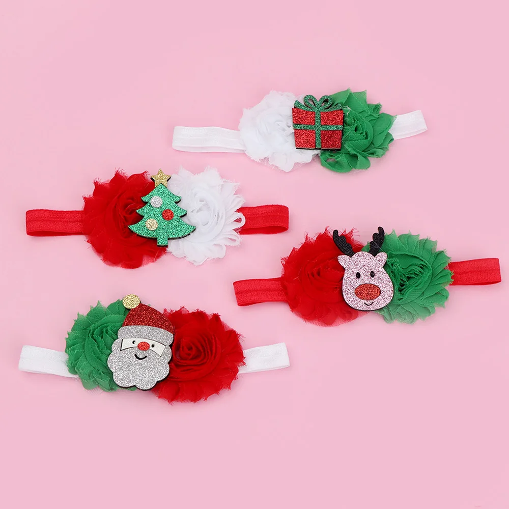 Одежда для маленьких девочек Новогодняя повязка на голову красивые девичьи