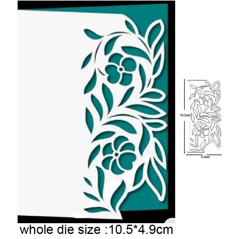 

Metal Cutting Dies Christmas flower leaf frame die cut DIY Scrapbooking dies Album Craft dies Handmade Card Punch Art Cutter Die