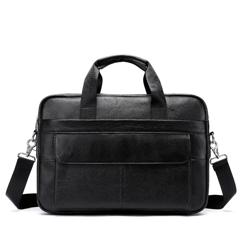 Роскошный деловой мужской портфель из 2020 натуральной коровьей кожи 100%, винтажная мужская сумка через плечо, мужская сумка-мессенджер, сумка... от AliExpress RU&CIS NEW