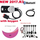 Качественный 2017,3 keygen VD Bluetooth для белобочка машинками) TCS PRO OBD2 инструменту диагностики Бесплатная доставка