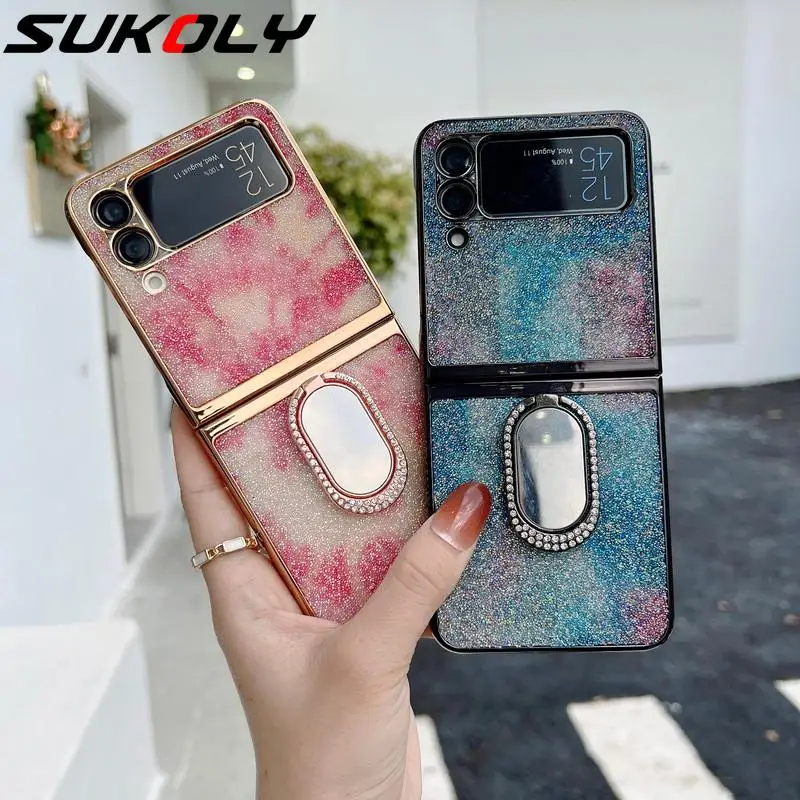 

Роскошный блестящий чехол для Samsung Galaxy Z Flip3