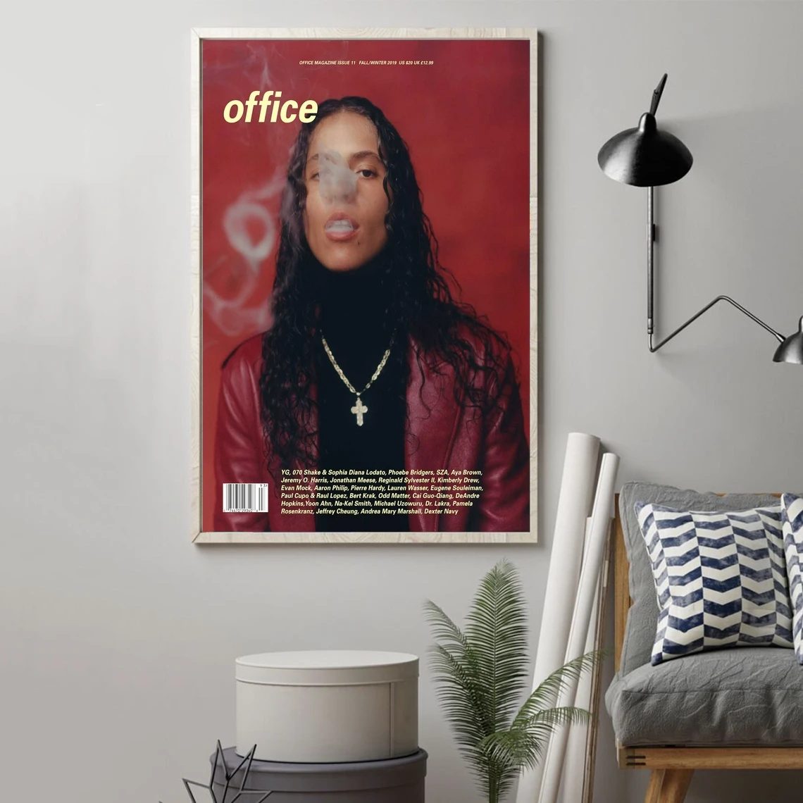 070 плакат со звездой музыкой певицей холст печать художественная настенная